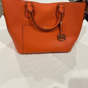 Michael Kors Bold Orange Tote